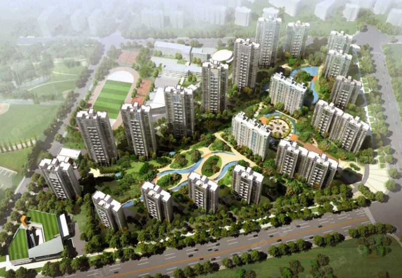 上海万源城尚郡使用中奥建筑模板4.5万张